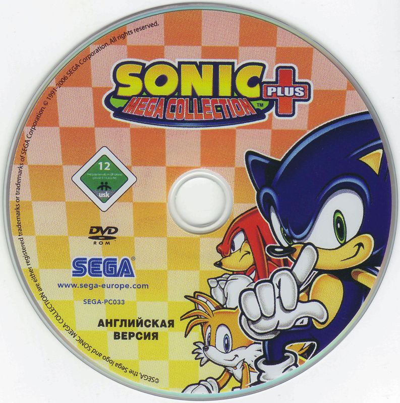 Media for Sonic Mega Collection Plus (Windows) (Soft Club release)