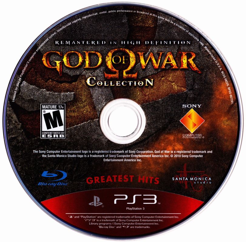 Media for God of War Collection (PlayStation 3) (Greatest Hits release)