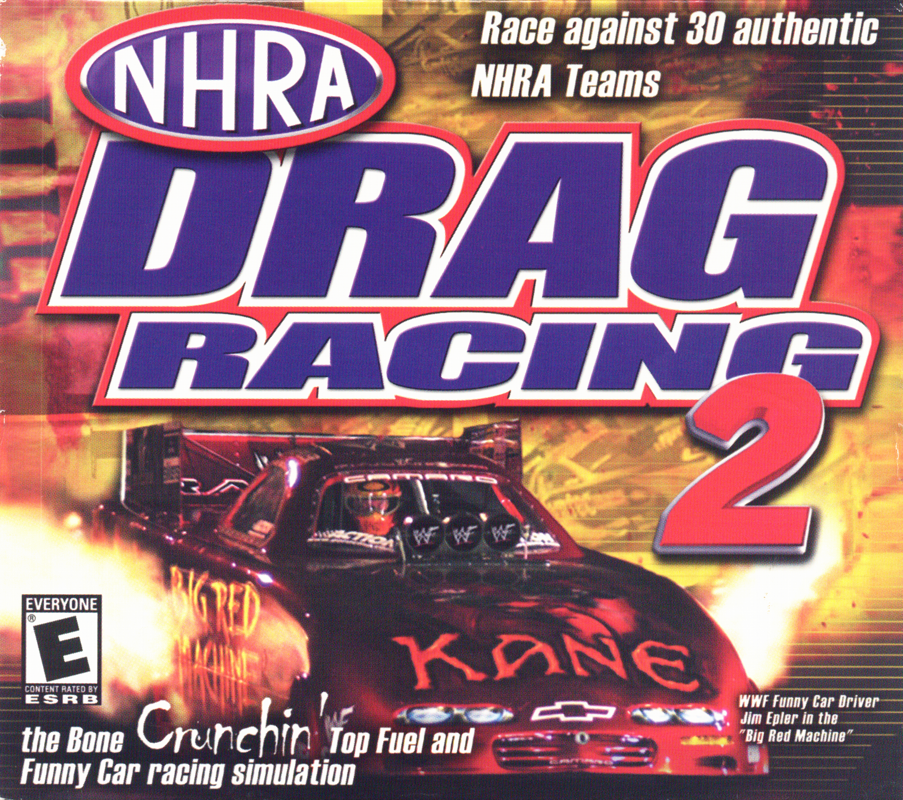 NHRA Drag Racing 2 cover or packaging material MobyGames