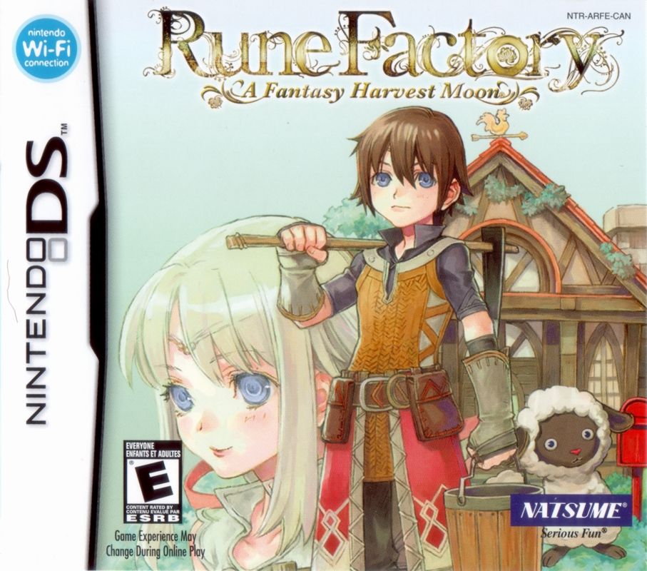 Front Cover for Rune Factory: A Fantasy Harvest Moon (Nintendo DS)