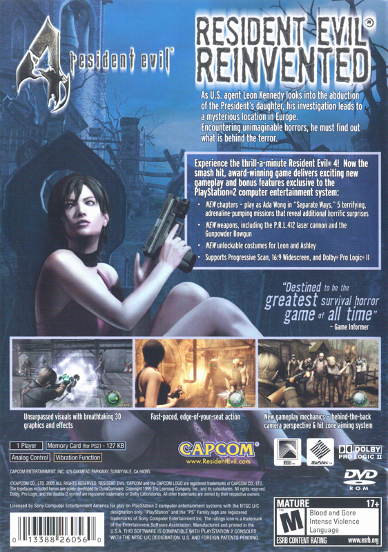 Resident Evil 4 cover or packaging material - MobyGames