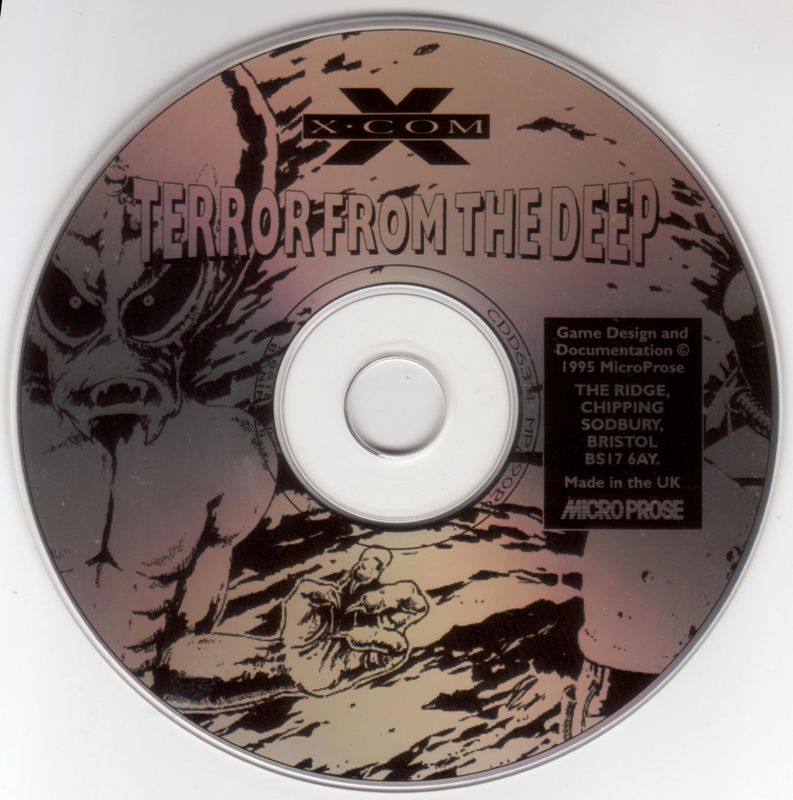 Media for X-COM: Terror from the Deep (DOS) (CD-ROM release)