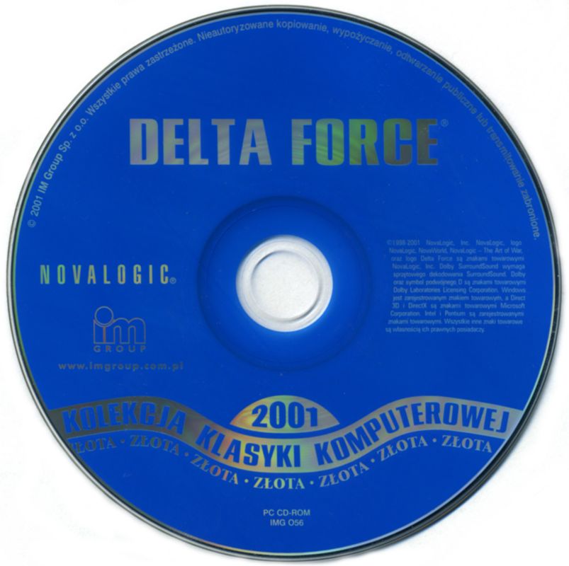 Media for Delta Force (Windows) (Kolekcja Klasyki Komputerowej release)