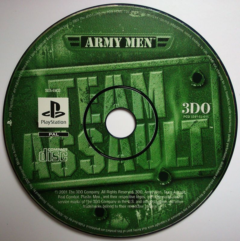 Media for Army Men: World War - Team Assault (PlayStation)