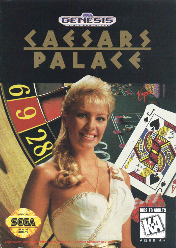 Front Cover for Super Caesars Palace (Genesis)
