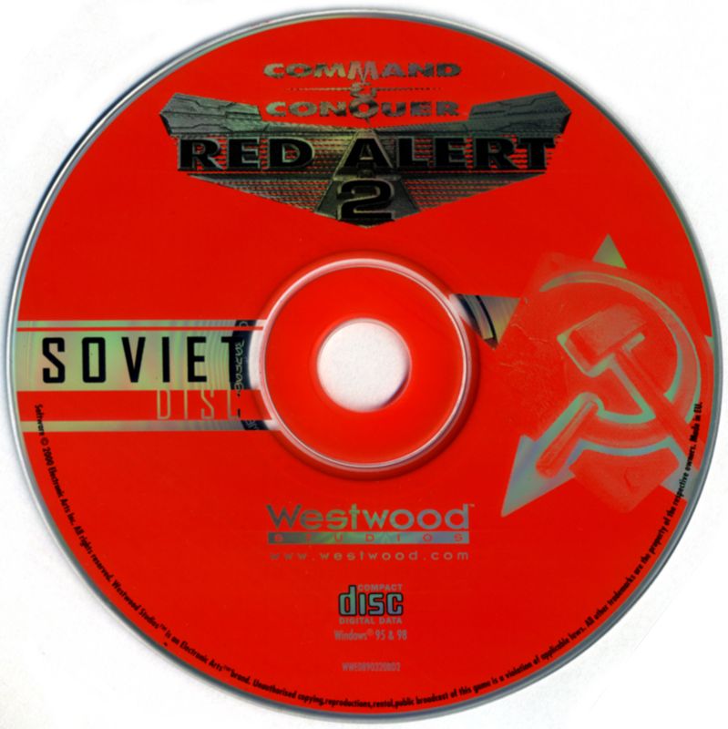 Media for Command & Conquer: Red Alert 2 (Windows): Disc 2 - Soviet