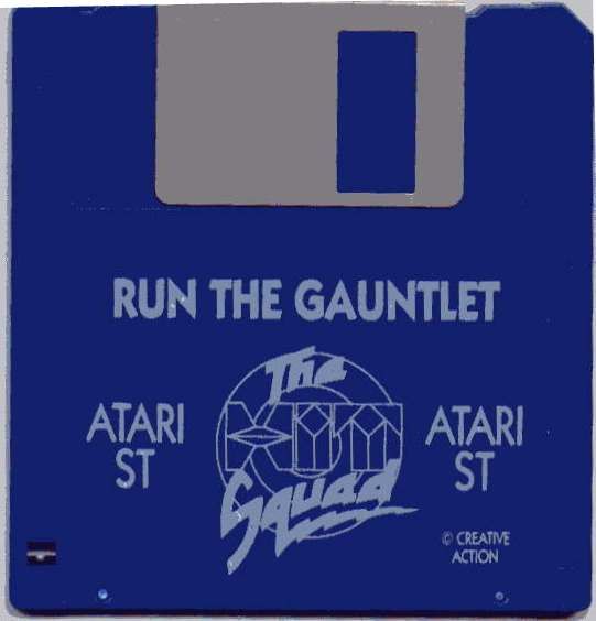 Media for Run the Gauntlet (Atari ST) (1991 Hit Squad release : for double sided drives only)