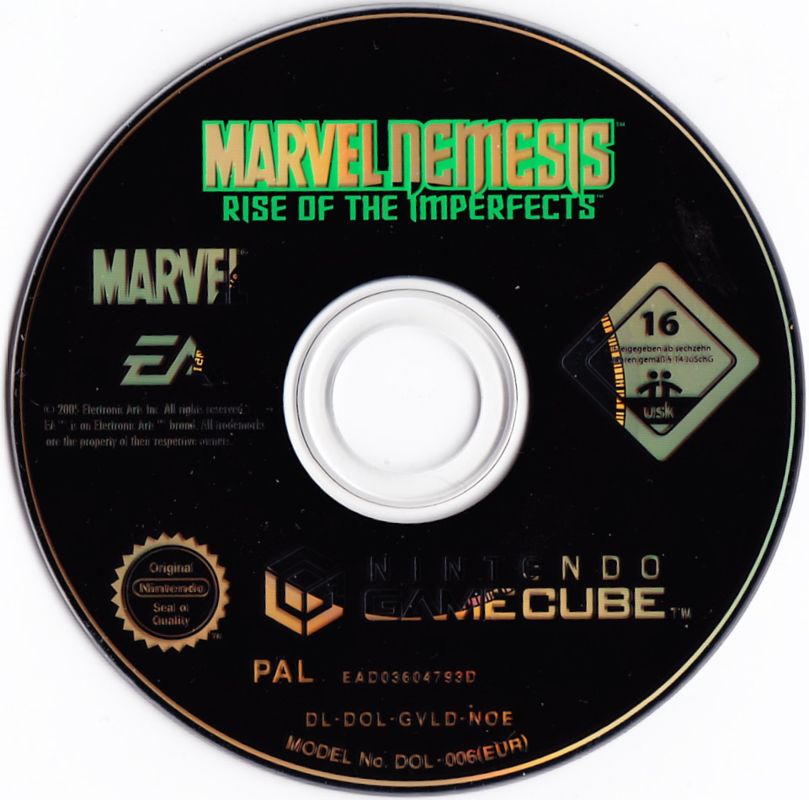 Media for Marvel Nemesis: Rise of the Imperfects (GameCube)