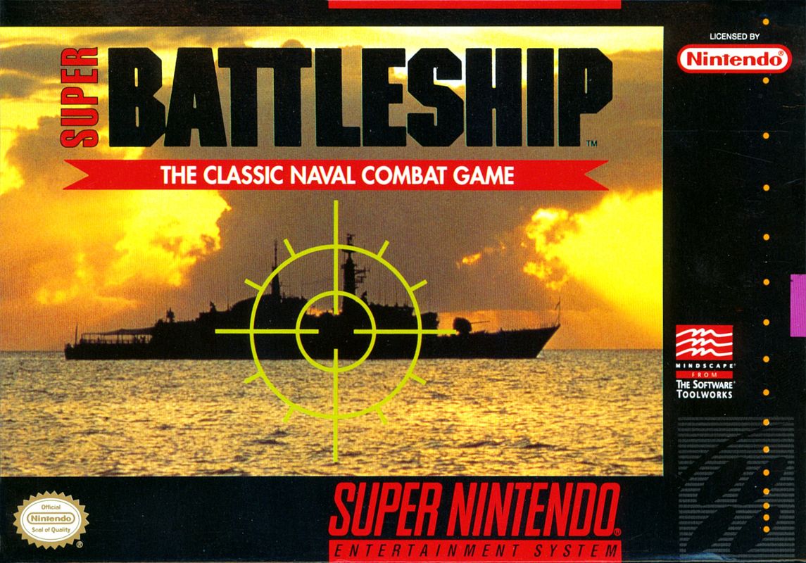 Front Cover for Super Battleship: The Classic Naval Combat Game (SNES)