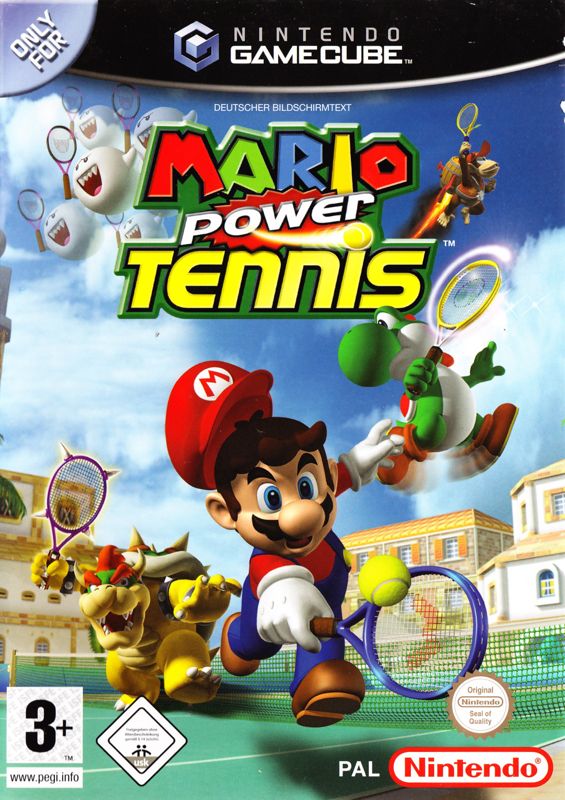 Front Cover for Mario Power Tennis (GameCube)