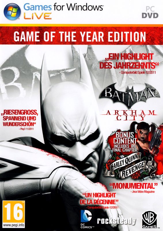 Batman: Arkham City - Game of the Year Edition - MobyGames