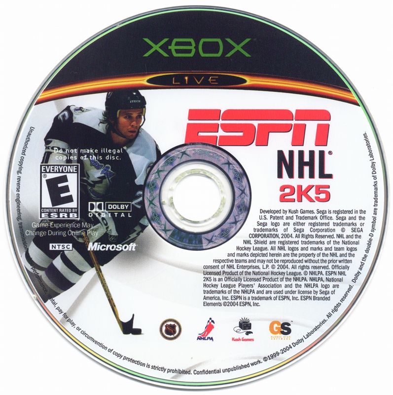 Media for ESPN NHL 2K5 (Xbox)