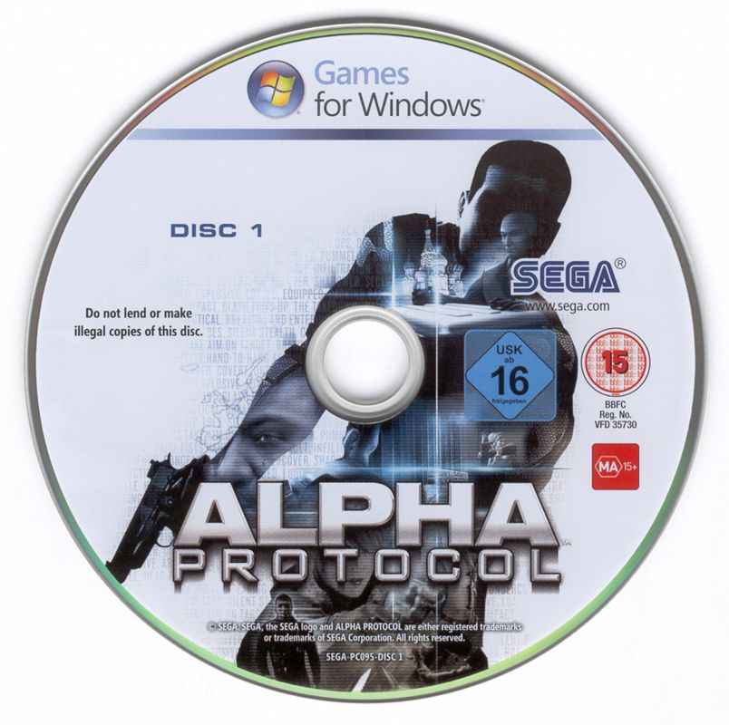 Media for Alpha Protocol (Windows): Disc 1/2