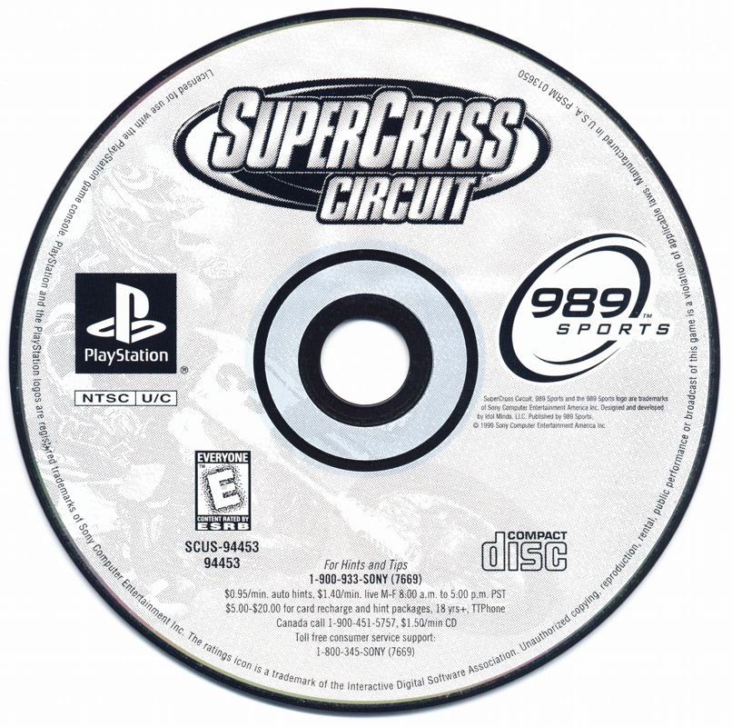 Media for Supercross Circuit (PlayStation)