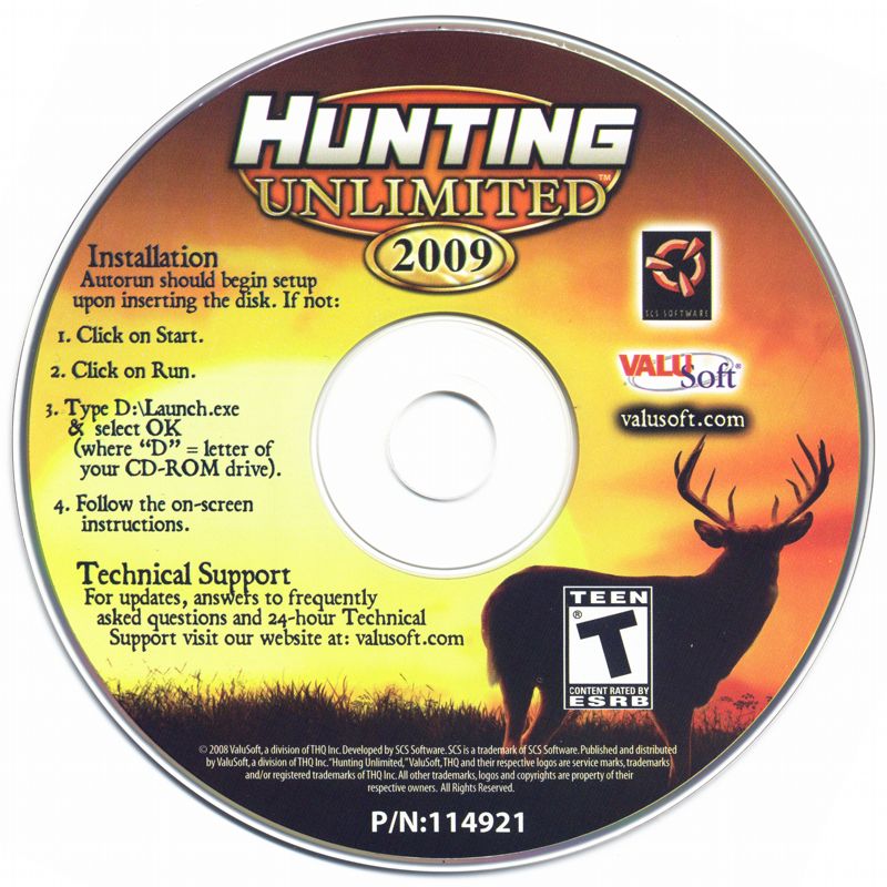 Media for Hunting Unlimited 2009 (Windows)
