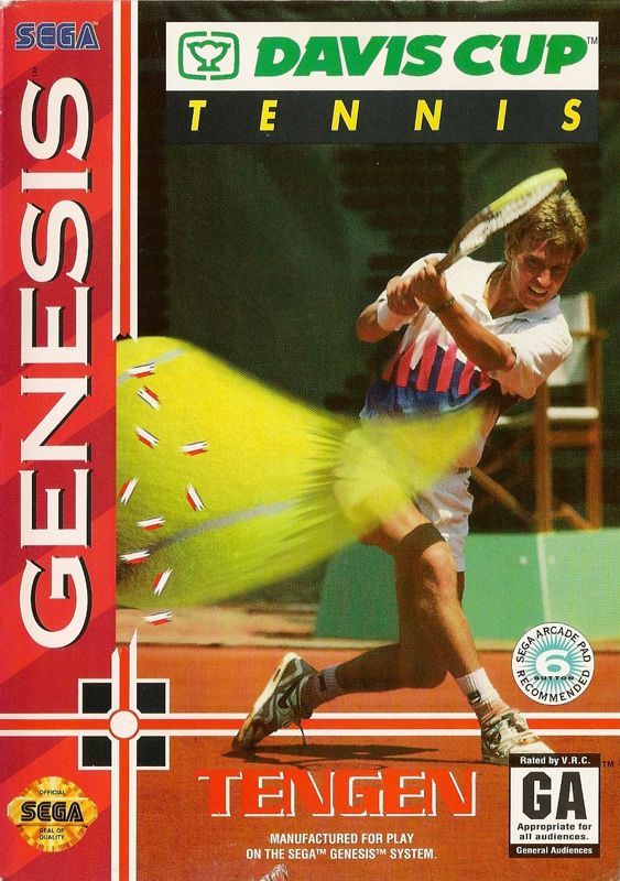 Front Cover for Davis Cup Tennis (Genesis)