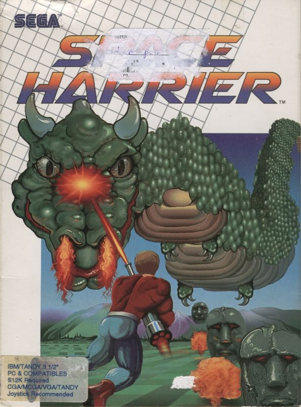 Front Cover for Space Harrier (DOS) ( 3.5" Diskette release)