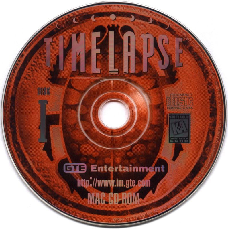Media for Timelapse (Macintosh): Disc 1