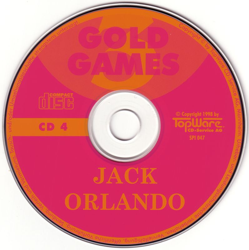 Media for Gold Games 3 (DOS and Windows): Disc 4 - Jack Orlando