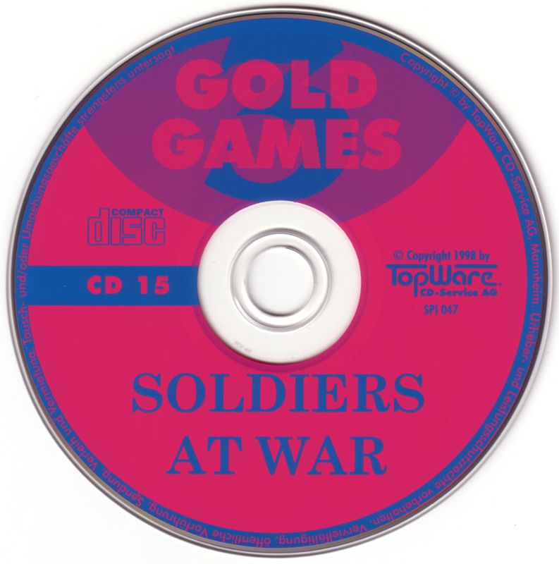 Media for Gold Games 3 (DOS and Windows): Disc 15 - Soldiers at War