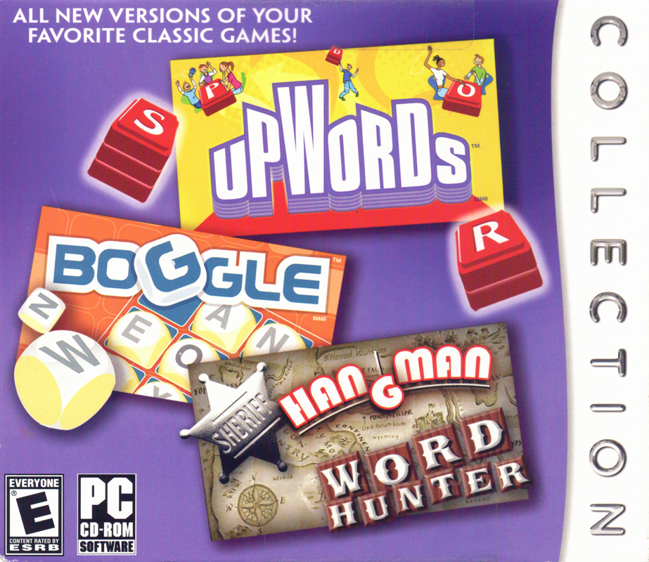 Front Cover for UpWords, Boggle, Hangman & Word Hunter Collection (Windows)