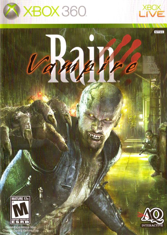 Front Cover for Vampire Rain (Xbox 360)
