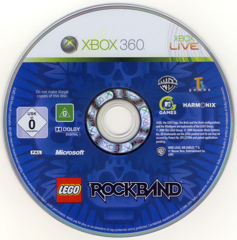 Media for LEGO Rock Band (Xbox 360)
