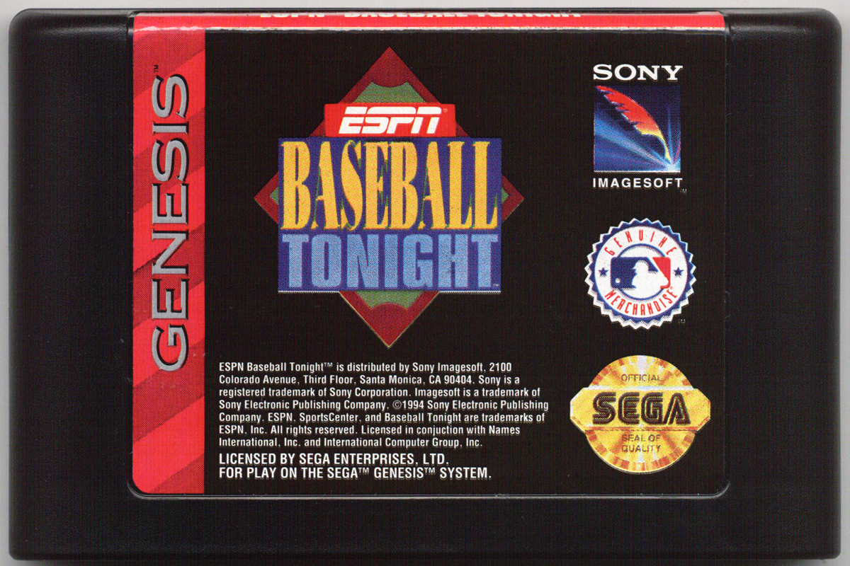Media for ESPN Baseball Tonight (Genesis)