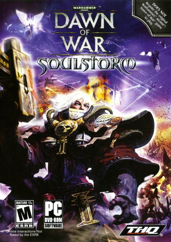 Front Cover for Warhammer 40,000: Dawn of War - Soulstorm (Windows)
