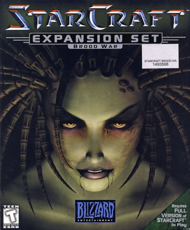 Front Cover for StarCraft: Brood War (Macintosh and Windows)