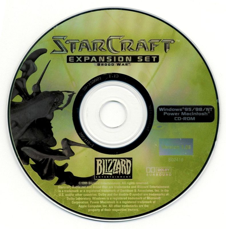 Media for StarCraft: Brood War (Macintosh and Windows)