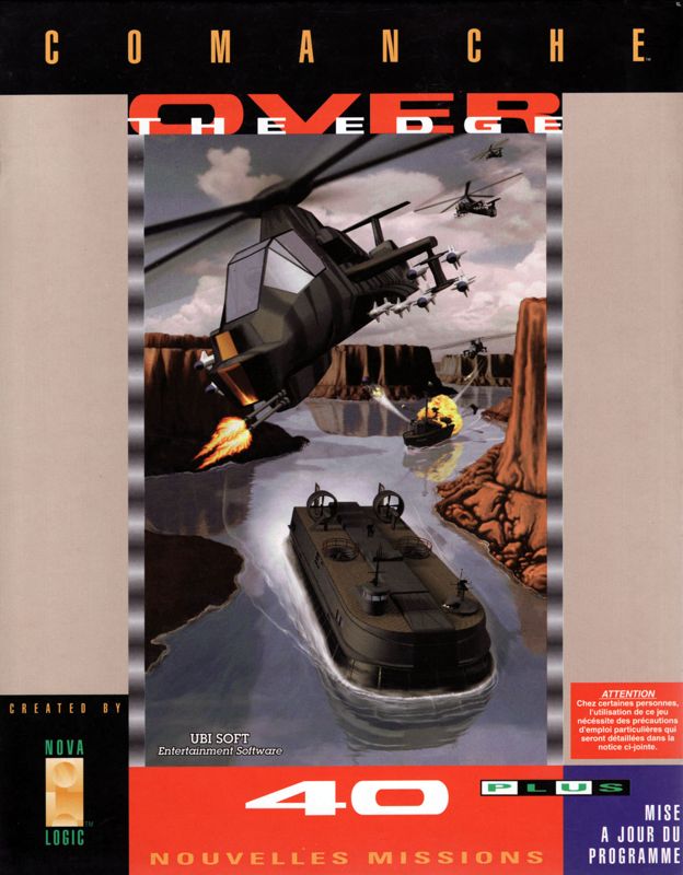 Front Cover for Comanche: Over the Edge (DOS)