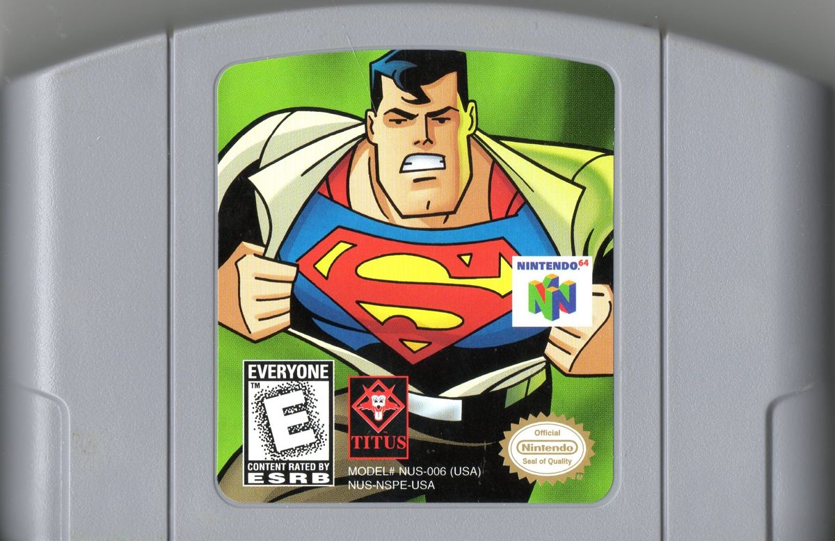 Media for Superman (Nintendo 64)