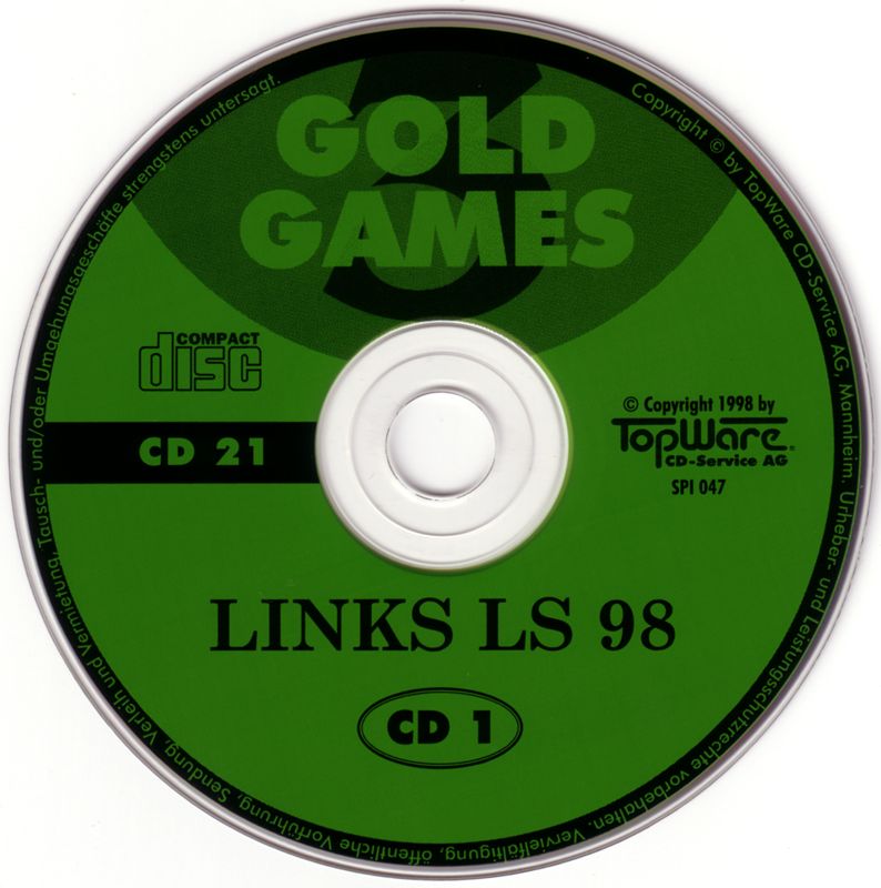 Media for Gold Games 3 (DOS and Windows): Disc 21 - Links LS 98 - Disc 1