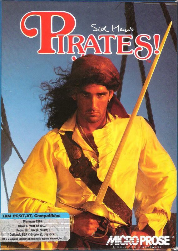 Front Cover for Sid Meier's Pirates! (PC Booter)