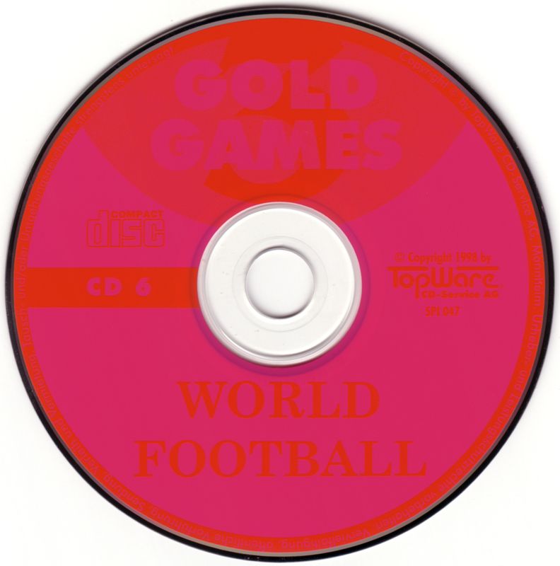 Media for Gold Games 3 (DOS and Windows): Disc 6 - World Football