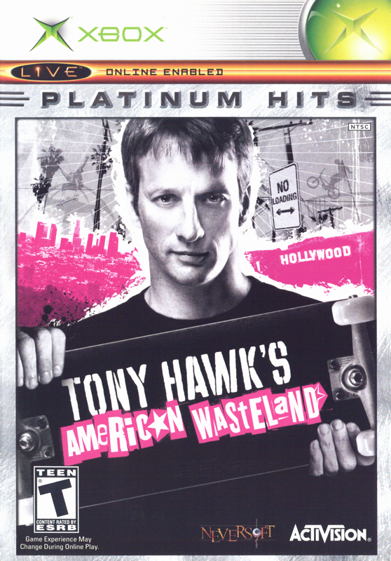 Front Cover for Tony Hawk's American Wasteland (Xbox) (Platinum Hits release)