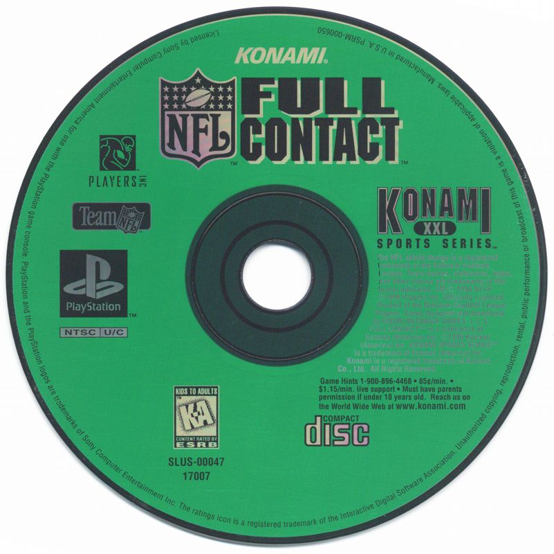 Media for NFL Full Contact (PlayStation)