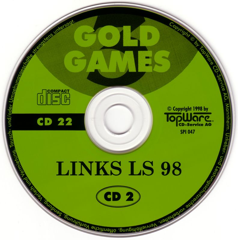 Media for Gold Games 3 (DOS and Windows): Disc 22 - Links LS 98 - Disc 2