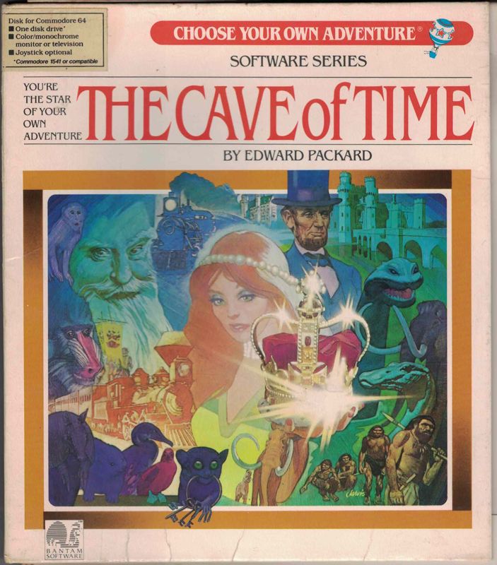 Front Cover for The Cave of Time (Commodore 64)