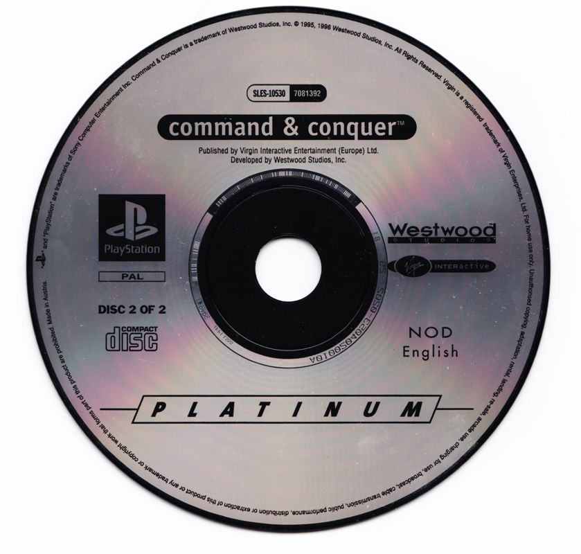 Media for Command & Conquer (PlayStation) (Platinum release): Disc 2 - Nod