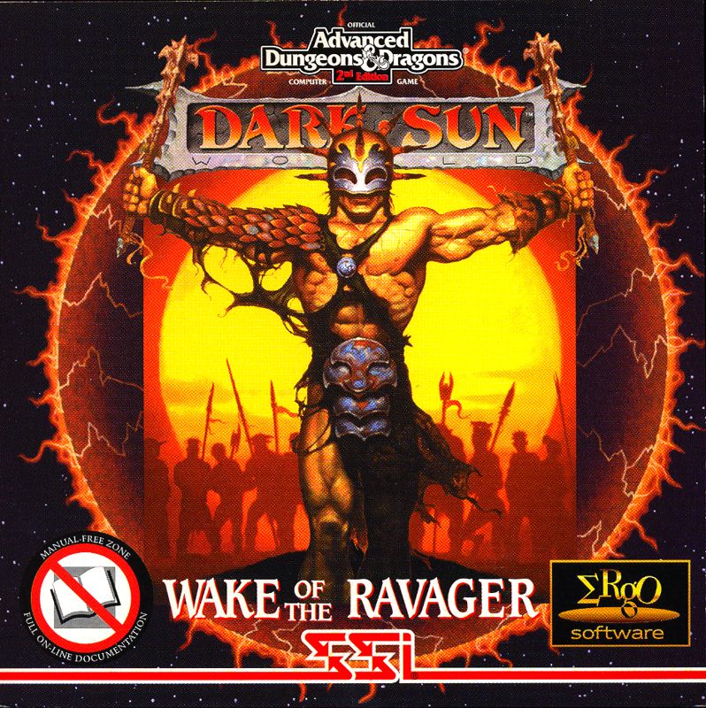 Front Cover for Dark Sun: Wake of the Ravager (DOS) (ERGO Software / Tring International plc release)