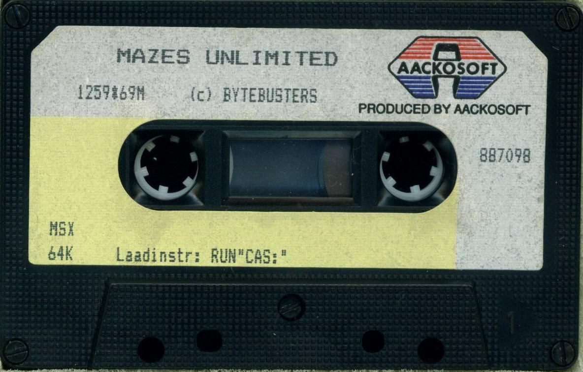 Media for Mazes Unlimited (MSX)