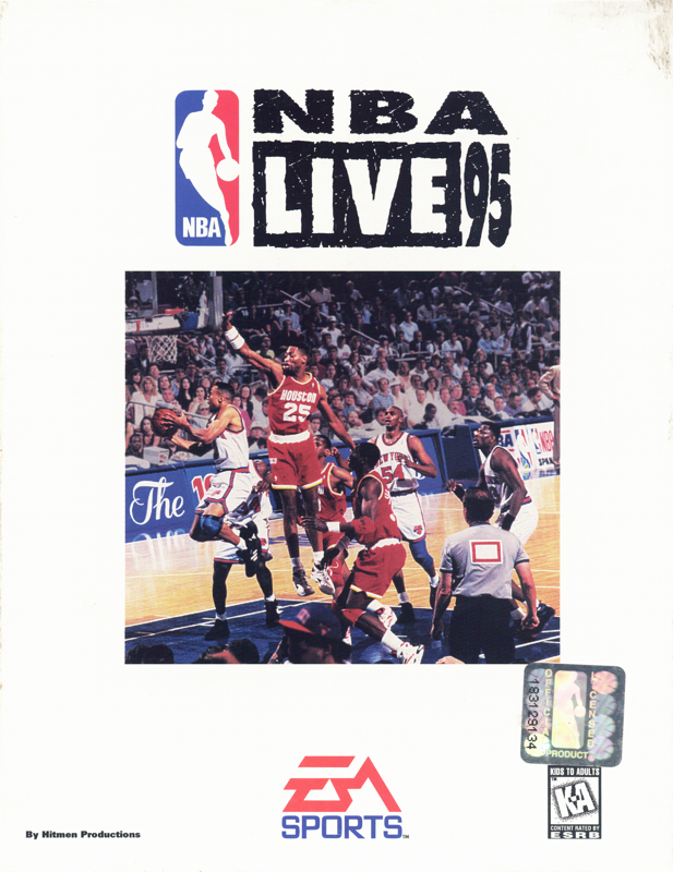 Front Cover for NBA Live 95 (DOS) (Alternate box)