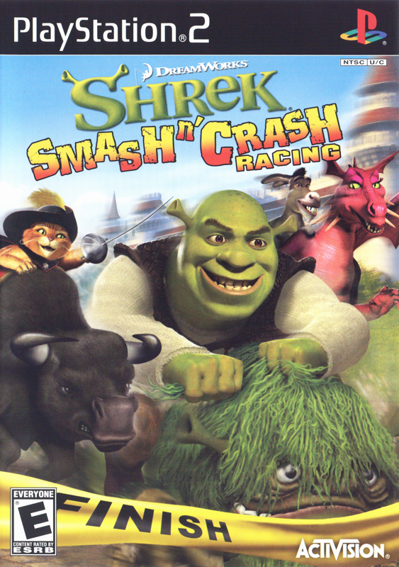 Front Cover for Shrek Smash N' Crash Racing (PlayStation 2)