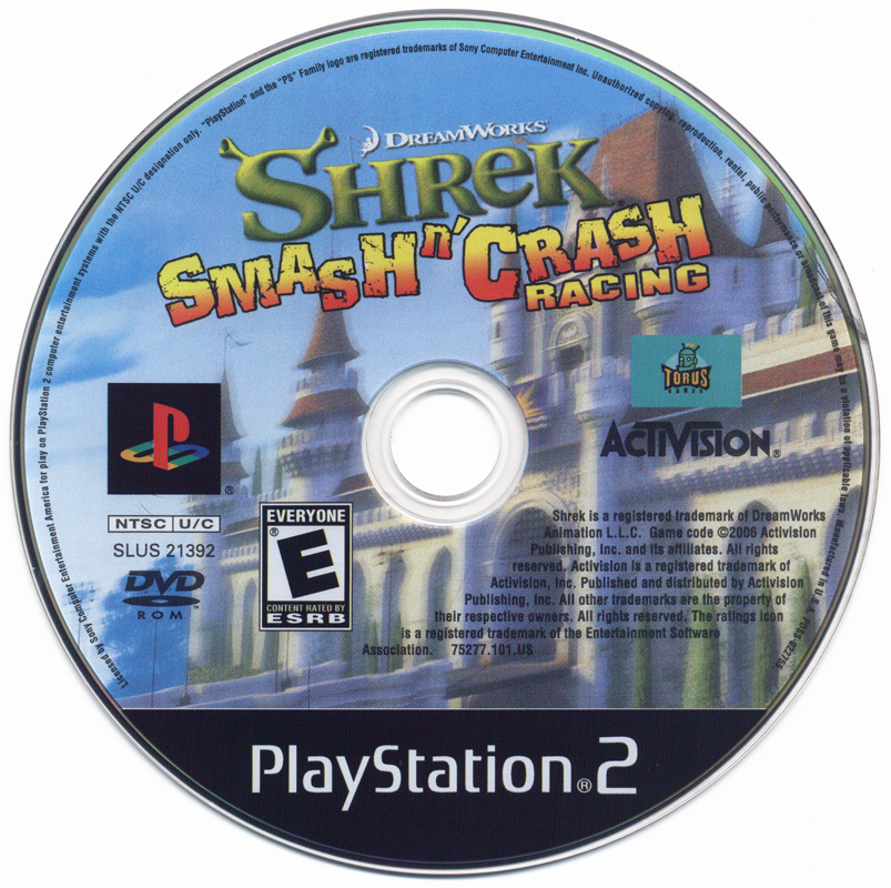 Shrek Smash n' Crash Racing PS2 Usado