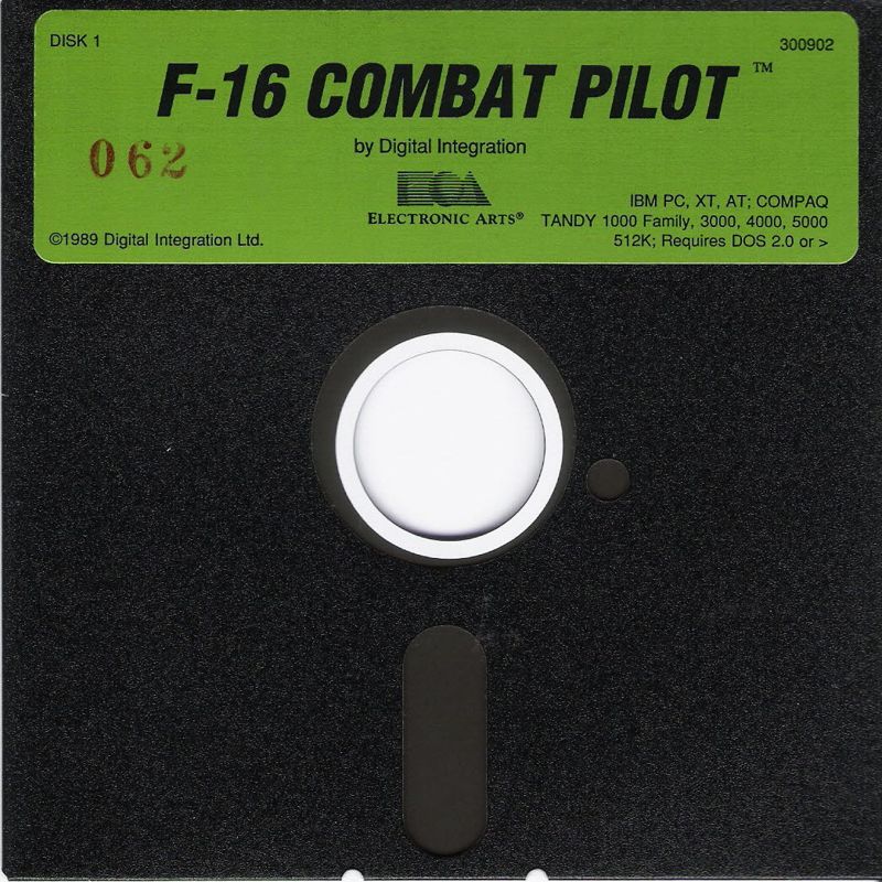Media for F-16 Combat Pilot (DOS): Disk 1