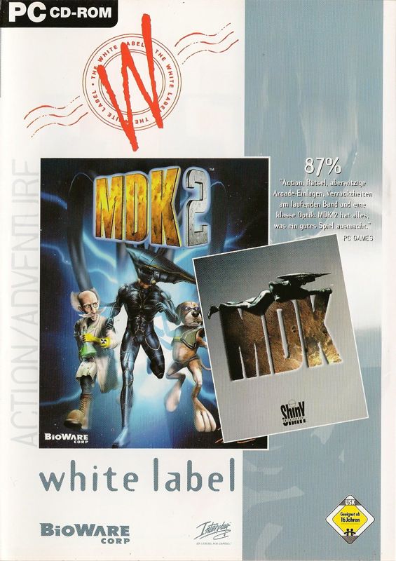 Front Cover for MDK Combo (Windows) (White Label release)