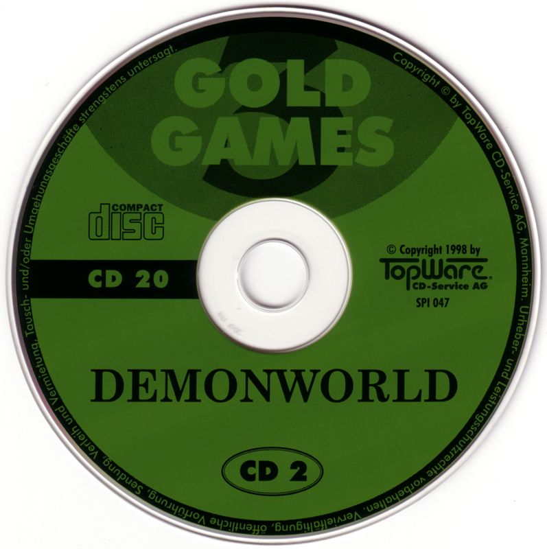 Media for Gold Games 3 (DOS and Windows): Disc 20 - Demonworld - Disc 2