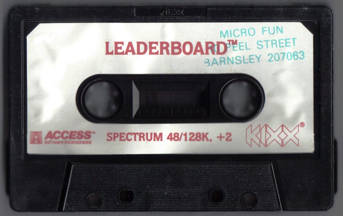 Media for Leader Board (ZX Spectrum) (Kixx release)